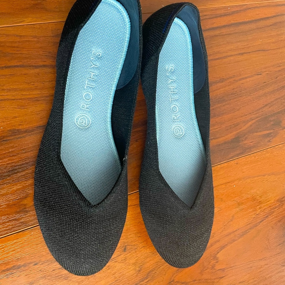 New Merino Grey flats sz 9.5